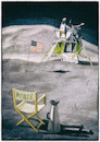 Cartoon: Mondlandung (small) by droigks tagged mondlandung,apollo,11,raumfahrtbehörde,verschwörungstheorie,nasa,neil,armstrong,buzz,aldrin,michael,collins,verschwörung,droigks,raumfahrt,astronaut,fake