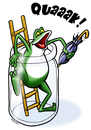 Cartoon: Wetterfrosch (small) by droigks tagged wetter sonne regen wetterfrosch wetterbericht frosch glas droigk droigks kachelmann