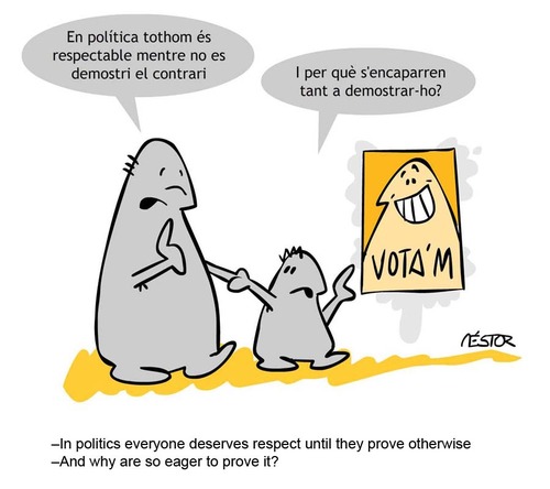 Cartoon: Respectable (medium) by nestormacia tagged vote