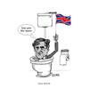 Cartoon: Bye bye Mr Brown (small) by nestormacia tagged caricature,humor,political,british