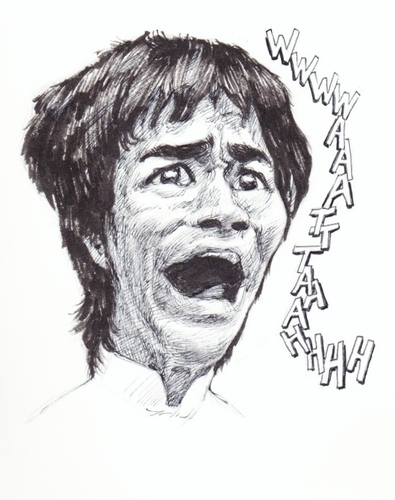 Cartoon: Bruce Lee (medium) by wwoeart tagged bruce,lee
