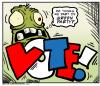 Cartoon: VOTE! (small) by GBowen tagged vote monster green gbowen