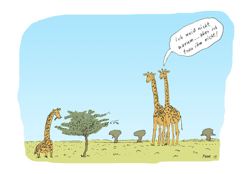 Cartoon: Kurze Beine unter langen (medium) by darkplanet tagged giraffe,lügner,lange,beine,kurze,pinnochio