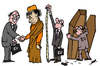 Cartoon: Gadhafi and the EU (small) by Ballner tagged gadhafi,eu