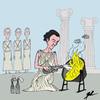Cartoon: Olympic Flame (small) by Ballner tagged olympic,flame