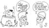 Cartoon: gespritztes essen (small) by XombieLarry tagged kannibalen,kochtopf,diabetiker