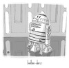 Cartoon: birdbee - scifi (small) by birdbee tagged birdbee,scifi,star,wars,robot,droid,r2d2
