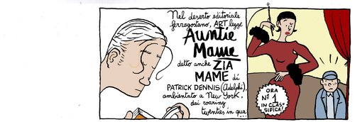 Cartoon: auntie mame (medium) by marco petrella tagged kkkkkk