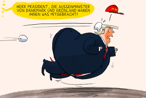 Cartoon: Besuch in Washington (medium) by leopold maurer tagged grönland,dänemark,aussenminister,rasmussen,trump,usa,schneeball,präsident,insel,nato,besuch,diplomatie,leopold,maurer,karikatur,cartoo,grönland,dänemark,aussenminister,rasmussen,trump,usa,schneeball,präsident,insel,nato,besuch,diplomatie,leopold,maurer,karikatur,cartoo