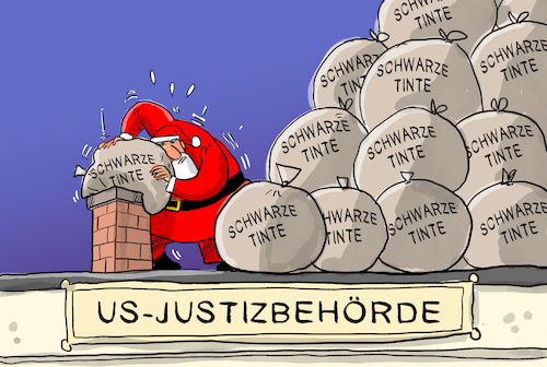 Cartoon: Epstein Akten (medium) by leopold maurer tagged epstein,akten,us,justizministerium,usa,trump,dokumente,schwärzung,regierung,präsident,affäre,minderjährige,prominente,politiker,republikaner,demokraten,weihnachtsmann,kamin,schwarze,tinte,leopold,maurer,epstein,akten,us,justizministerium,usa,trump,dokumente,schwärzung,regierung,präsident,affäre,minderjährige,prominente,politiker,republikaner,demokraten,weihnachtsmann,kamin,schwarze,tinte,leopold,maurer