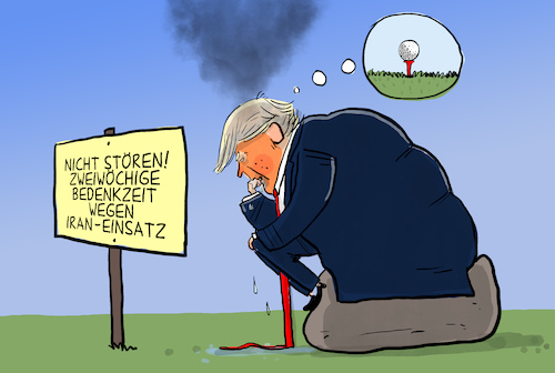 Trump denkt nach Trump denkt nach