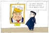 Cartoon: kim jong trump (small) by leopold maurer tagged kim jong un trump usa folter mauer präsident nordkorea