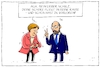 Cartoon: merkel und schulz (small) by leopold maurer tagged merkel,schulz,kanzlerkanditat,wahlkampf,deutschland,cdu,spd