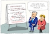 Cartoon: richtwert (small) by leopold maurer tagged merkel,seehofer,cdu,csu,verhandlungen,richtwert,obergrenze,wort,wortfindung,deutschland,koalition