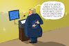 Cartoon: Trump verspricht (small) by leopold maurer tagged trump,verspricht,geordneten,machtübergang,usa,präsident,2020,wahl,biden