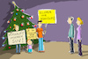 Cartoon: WEIHNACHTEN 2019 (small) by leopold maurer tagged weihnachten,jugend,familie,klimastreik,klima