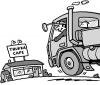 Cartoon: Truckers cafe (small) by Ellis Nadler tagged lorry,truck,van,builders,cafe,restaurant,sign,food