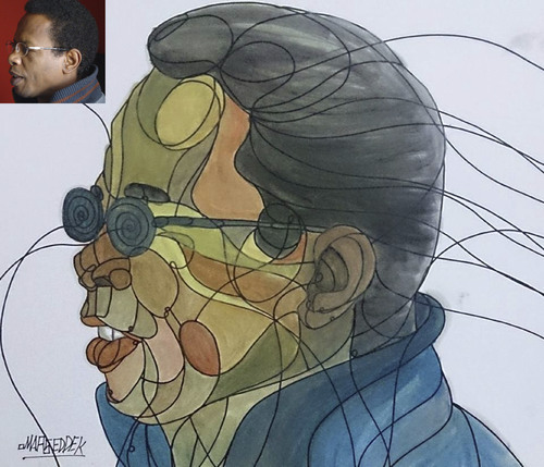 Cartoon: Ahmad Sabbah (medium) by omar seddek mostafa tagged ahmad,sabbah