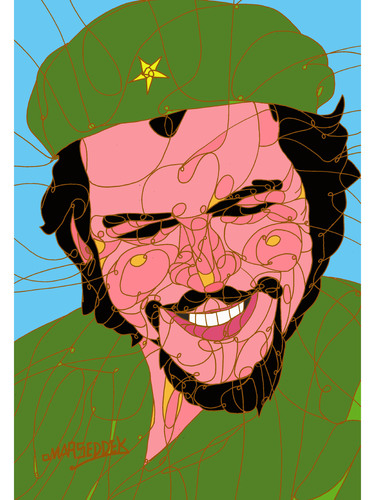 Cartoon: Guevara (medium) by omar seddek mostafa tagged guevara