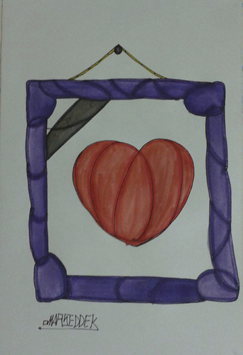 Cartoon: Heart (medium) by omar seddek mostafa tagged heart