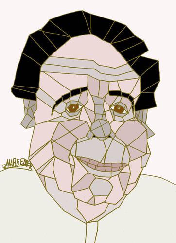 Cartoon: Adel Imam (medium) by omar seddek mostafa tagged egyptian,actor,adel,imam
