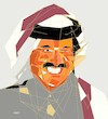 Cartoon: Prince Qatar (small) by omar seddek mostafa tagged prince,qatar