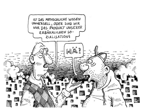 Cartoon: olle Männer 62 (medium) by cosmo9 tagged wissen,mensch,philosophie