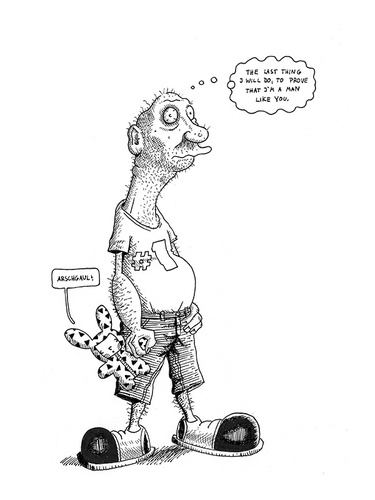 Cartoon: olle Männer 73 (medium) by cosmo9 tagged old,fart,olle,männer,alt,mann