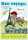Cartoon: Bon boyage! (small) by jrcheca tagged travel,paris,boyage,eiffel