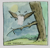 Cartoon: Die Schleiereule (small) by timfuzius tagged eule tiere vögel wald uhu vogel