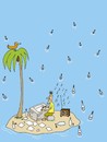 Cartoon: request (small) by joruju piroshiki tagged request radio music desert island