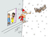 Cartoon: Santa Claus (small) by joruju piroshiki tagged santa claus