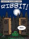 Cartoon: Muskoka Summer Night. (small) by Mike Spicer tagged frogcartoons ribbit muskoka nature toadcartoons