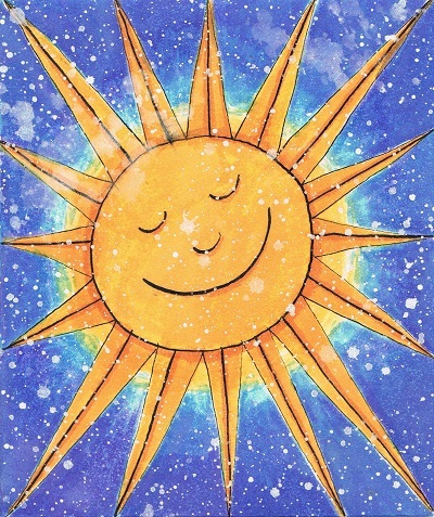 Cartoon: Shine (medium) by Kerina Strevens tagged sun,shine,sunshine,bright,solar,sky,cartoon,fun,humour