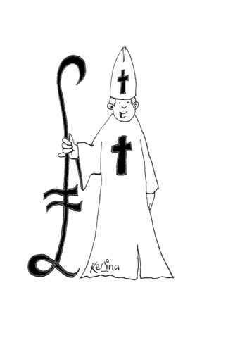 Cartoon: Spirituality (medium) by Kerina Strevens tagged religion,symbols,spirituality,money,church