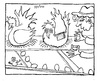 Cartoon: Battery Hens (small) by Kerina Strevens tagged hens eggs chicks batteries power farmer