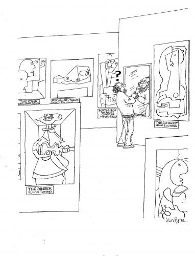 Cartoon: Almost life like (medium) by Ken tagged modern,art,art,kunst,museum,ausstellung,vernissage,kunstwerk,bild,maler,künstler,besucher,abstrakt,bilder,malerei,modern,betrachter,spiegelbild,spiegel,spiegeln,kunstverständnis