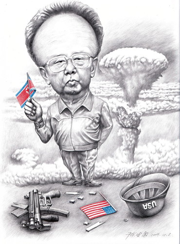 Cartoon: Kim Jong Il (medium) by an yong chen tagged 201011