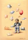 Cartoon: Flying plastic bags (small) by an yong chen tagged 201021