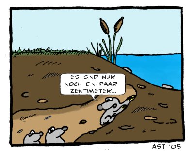 Cartoon: Maulwurfn (medium) by Astu tagged maulwurf
