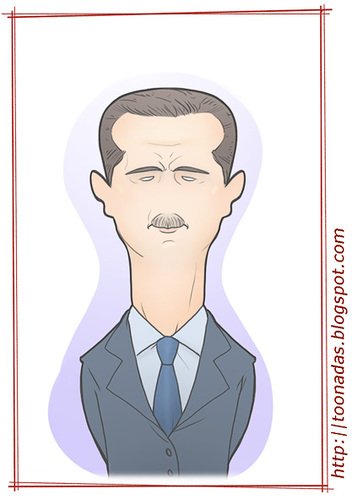 Cartoon: Bashar Al Assad (medium) by Freelah tagged bashar,al,assad