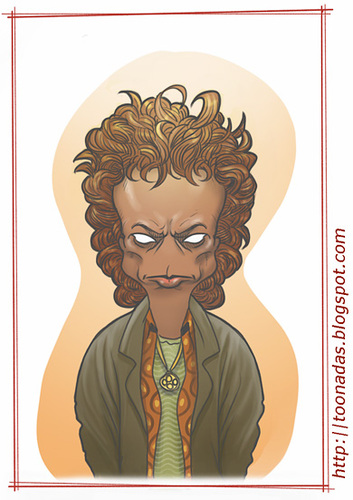 Cartoon: Miles Davis (medium) by Freelah tagged davis,miles