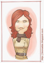 Cartoon: Anna Chapman (small) by Freelah tagged anna chapman