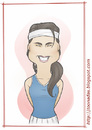 Cartoon: Gabriela Sabatini (small) by Freelah tagged gabriela,sabatini