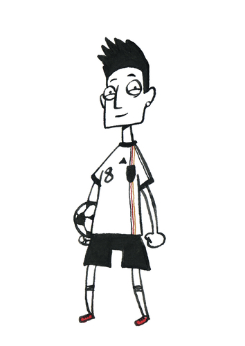 Cartoon: 8 Özil (medium) by fubu tagged mesut,özil,germany,deutschland,wm,worldcup,world,cup,2010,weltmeisterschaft,fussball,soccer,karikatur,karikaturen,sport,deutschland,fussball,fußball,mesut özil,mesut,özil