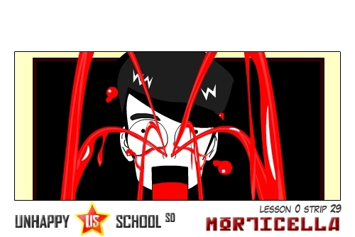 Cartoon: US lesson 0 Strip 29 (medium) by morticella tagged manga,morticella,school,unhappy,uslesson0,technique