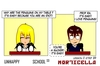 Cartoon: US lesson 0 Strip 37 (small) by morticella tagged uslesson0,unhappy,school,morticella,manga