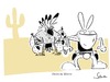 Cartoon: Ostern im Western (small) by philippsturm tagged ostern,easter,osterhase,eier,hühner,western,bonny,hase,cowboy,prärie