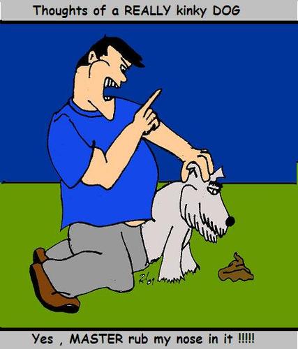 Cartoon: The kinky DOG (medium) by Mewanta tagged pets,dogs,kinky
