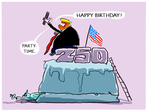 Cartoon: 4. Juli... (medium) by markus-grolik tagged usa,us,maga,trump,verfassung,freiheit,jahrestag,washington,praesident,juli,party,feier,nationalfeiertag,usa,us,maga,trump,verfassung,freiheit,jahrestag,washington,praesident,juli,party,feier,nationalfeiertag
